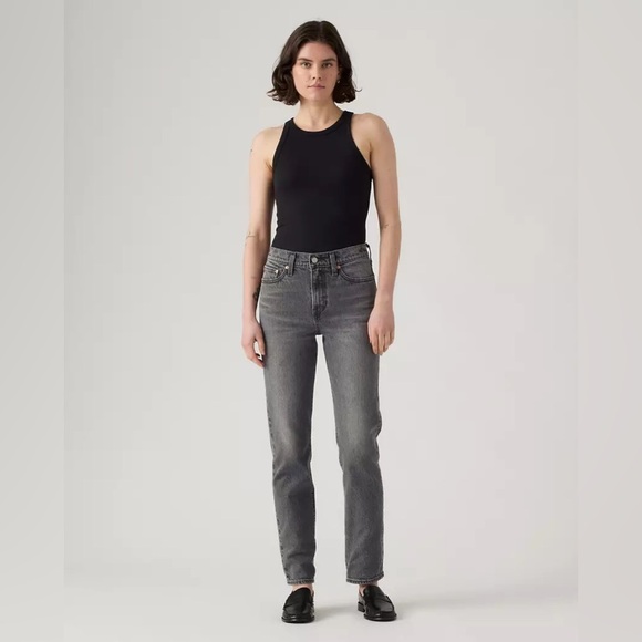 Levi’s Wedgie Slim Fit Women’s Grey Denim Jeans , Size: 30 - Picture 1 of 17